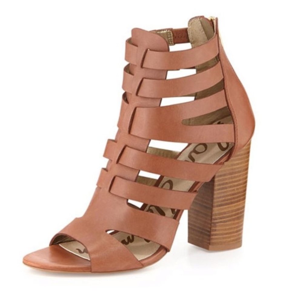Sam Edelman Yazmine Brown Gladiator Sandals Sz 6